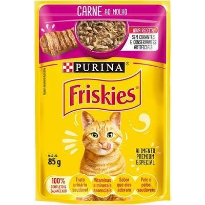 SACHE FRISKIES CARNE AO MOLHO 85 G