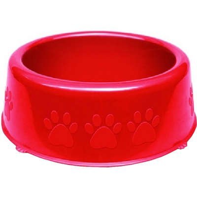 COMEDOURO LUXO VERMELHO 1100 ML