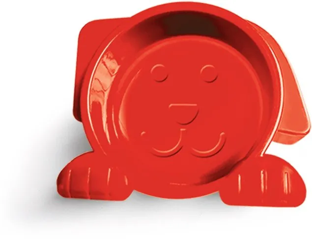 COMEDOURO CARA DOG VERMELHO