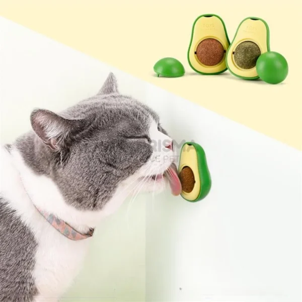 Abacate 360 ° Catnip para Gatos de Parede