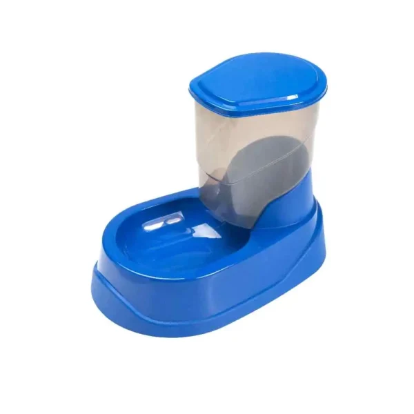 Comedouro Automático Four Plastic 500g Classic Dosador de Plástico Azul