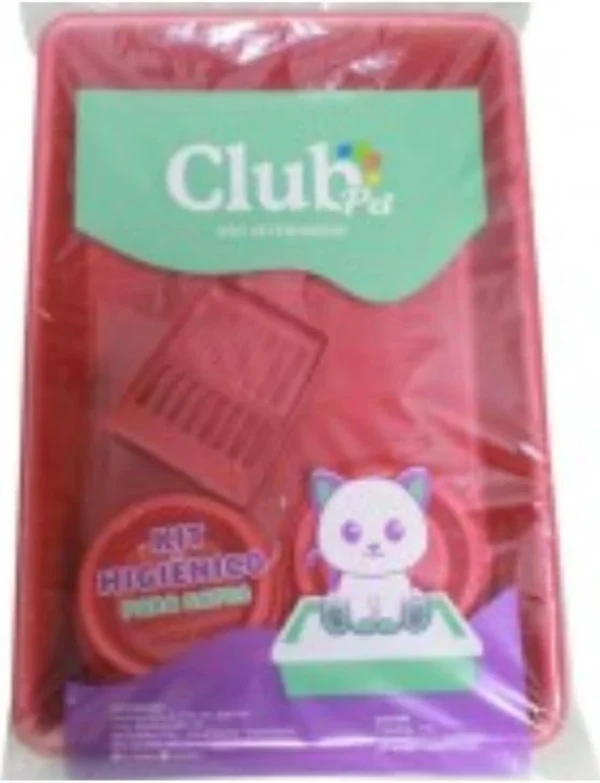 Caixa de Areia Aberta Média para Gatos Kit Higiénico Club Pet