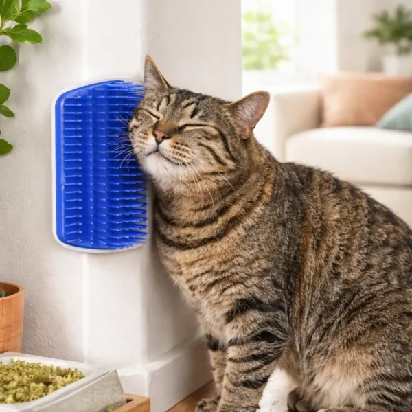 Coçador Para Gatos Escova E Brinquedos Para Gatos