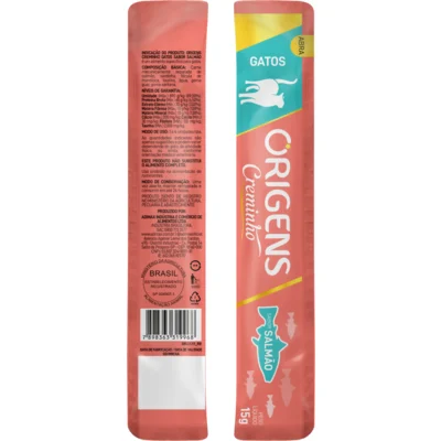 Alternative view of Petisco Cremoso Origens Creminho para Gatos Adutlos Sabor Salmão