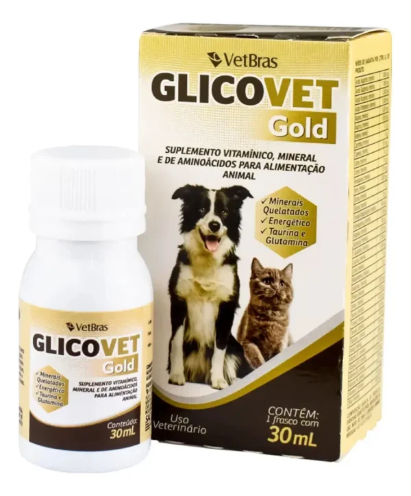 Glicovet Gold 30ml Suplemento Vitamínico