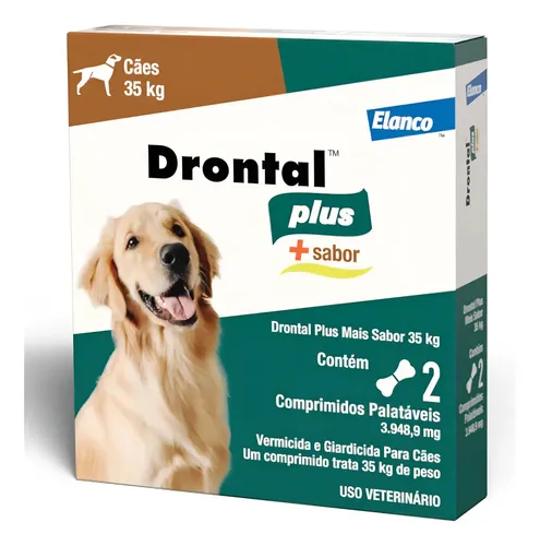 DRONTAL PLUS SABOR CARNE 35KG