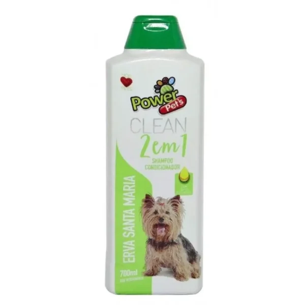 Shampoo para Cães Erva Santa Maria 700ml - Powerpets