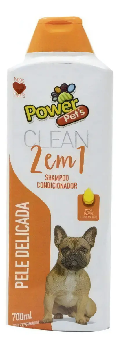Shampoo E Condicionador Para Cachorros E Gatos 700ml Fragrância Pele Delicada Tom De Pelagem Recomendado Claro E Escuro