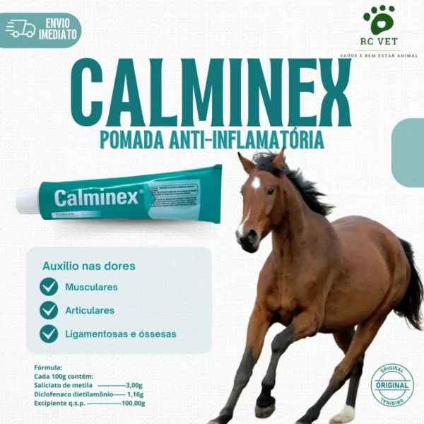 Alternative view of Pomada Calminex Msd 100g Analgésico Para Animais
