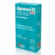 Agemoxi 50mg: antibiótico para cães e gatos