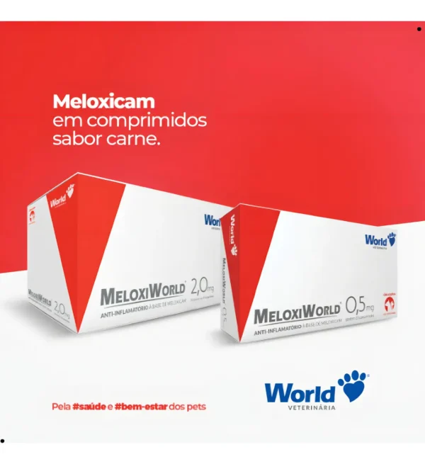 Alternative view of Meloxiworld 2,0mg Anti-inflamatório Cães e Gatos 2mL World