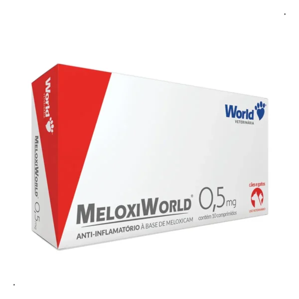 Meloxiworld Anti-inflamatório 0,5mg C/10 Comprimidos World