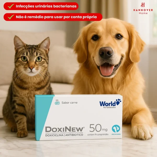 Alternative view of Antibiótico Doxinew 50mg Para Cães E Gatos 14 Comprimidos