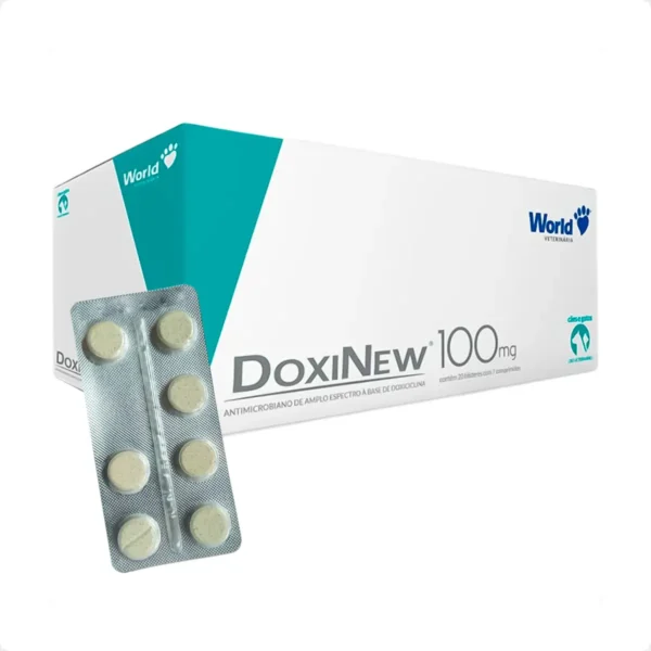Doxinew Cães Gatos Blister C/ 14  Comprimidos World 100mg