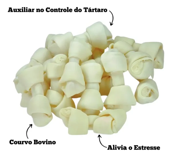 Alternative view of Petisco Para Cachorro Pet Osso Nó Ossinho 2-3 FORPETS