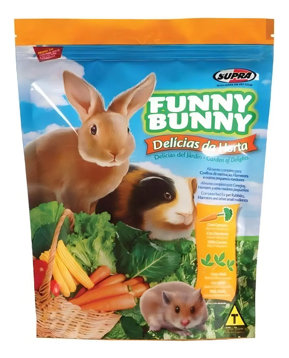 Ração Funny Bunny Delicias Da Horta - 500g