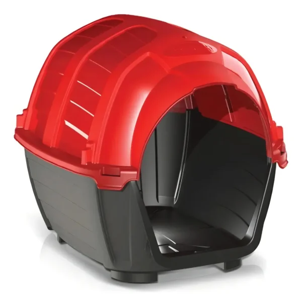 Alternative view of Casa Para Cachorro Nº1 Casinha Cães Gatos Plástico Plast Pet Cor Vermelho