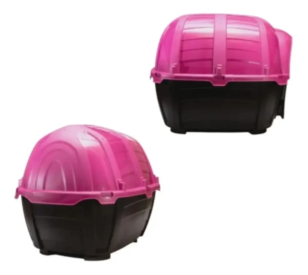 Alternative view of Casa Para Cachorro Nº2 Casinha Cães  Plástico Plast Pet Cor Rosa
