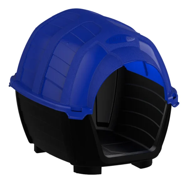 Casinha Para Cães Stone House N°3 AZUL  - 50x41x41cm
