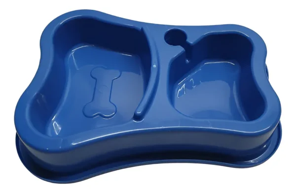 Alternative view of Comedouro E Bebedouro Duplo Anti Formiga AzuL