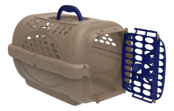 Alternative view of Caixa De Transporte Para Cachorro Gato Pet Panther Plast Pet Nº1 Cor Azul