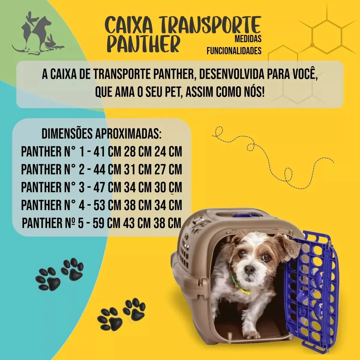 Caixa De Transporte Para Cachorro Gato Pet Panther Gold Nº1 Cor Vermelho - Imagem 4
