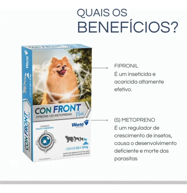 Alternative view of Confront Plus Para Cães Até 10kg World 1 Pipeta 0,67ml