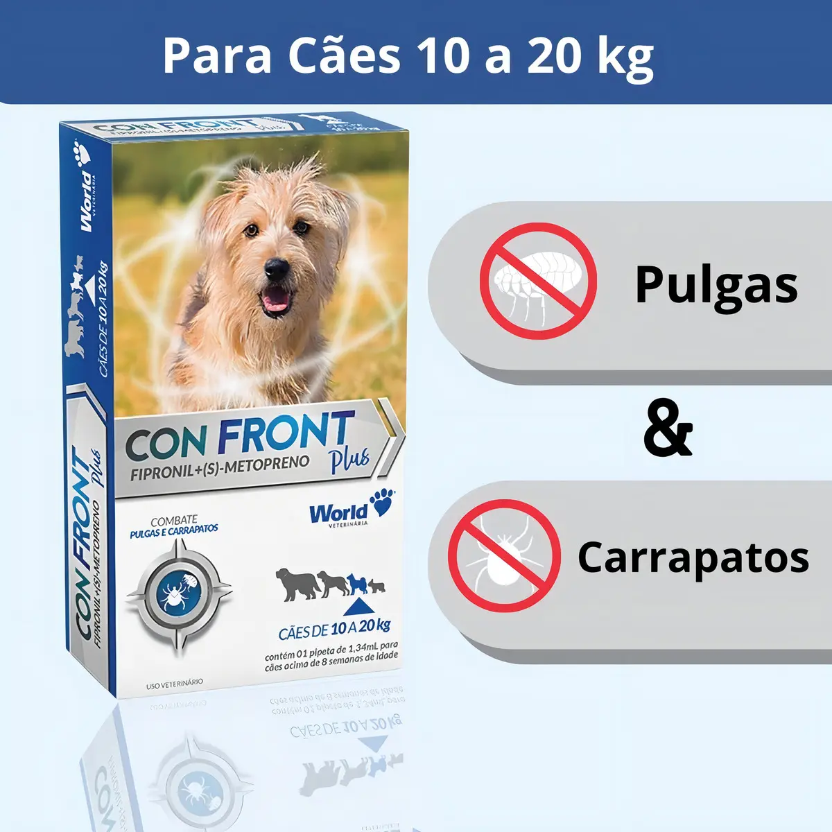 Remédio Para Carrapato Confront 2,68ml 20-40kg - Imagem 3