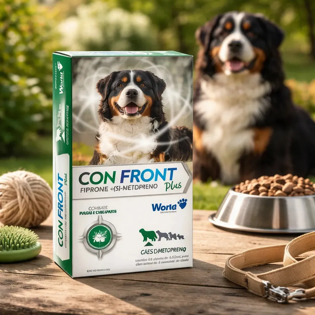 Remédio Antipulgas World Cães 40 A 60kg Confront Plus 4,02ml - Imagem 2