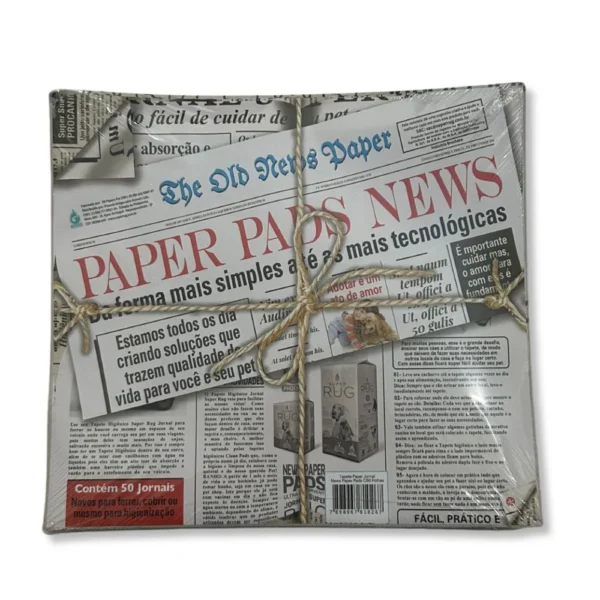 Jornal Higiênico Para Cães Paper Pads 65x58cm 50 Folhas
