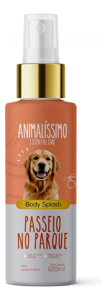 Perfume Cães Body Splash Passeio No Parque Animalísimo 100ml