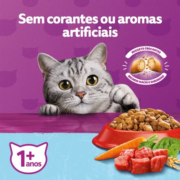 Alternative view of Ração Whiskas Para Gatos Castrados Adultos Sabor Peixe 900g