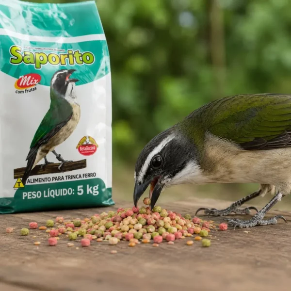 Alternative view of Saporito Mix Com Frutas - 5 Kg Biotron - Indicado para Trinca-Ferro e Pixarro