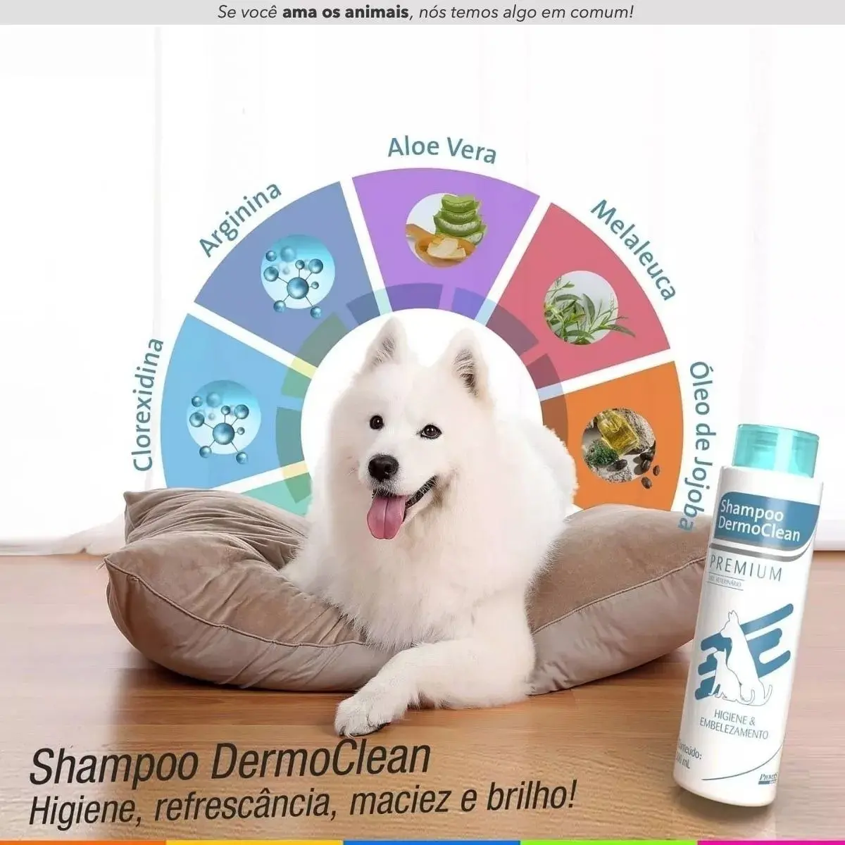 Shampoo Dermoclean Cães e Gatos 500ml - Imagem 3