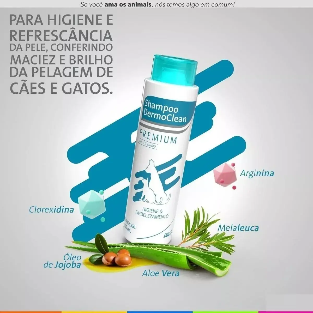 Shampoo Dermoclean Cães e Gatos 500ml - Imagem 4