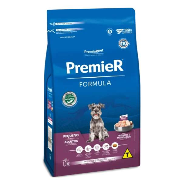 Ração Cães Adultos Raças Pequenas Frango Premier Fórmula 1kg