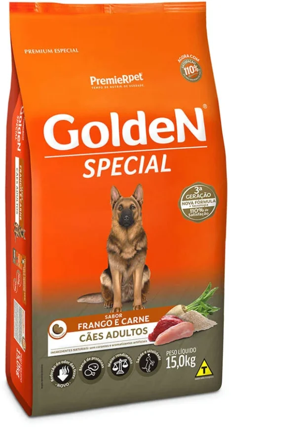 GOLDEN SPECIAL FRANGO E CARNE 15KG