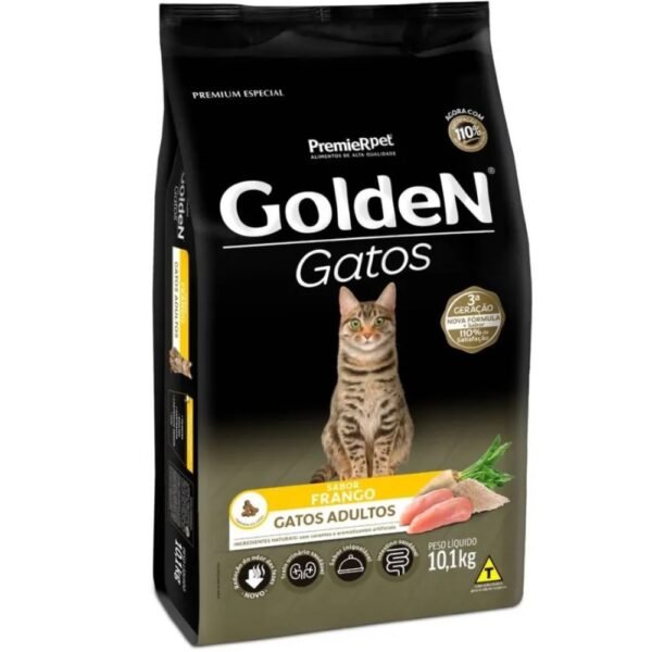 GOLDEN GATO  ADULTO FRANGO 10KG