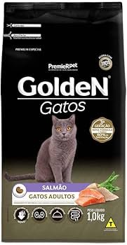 GOLDEN GATO ADULTO SALMÃO 1KG