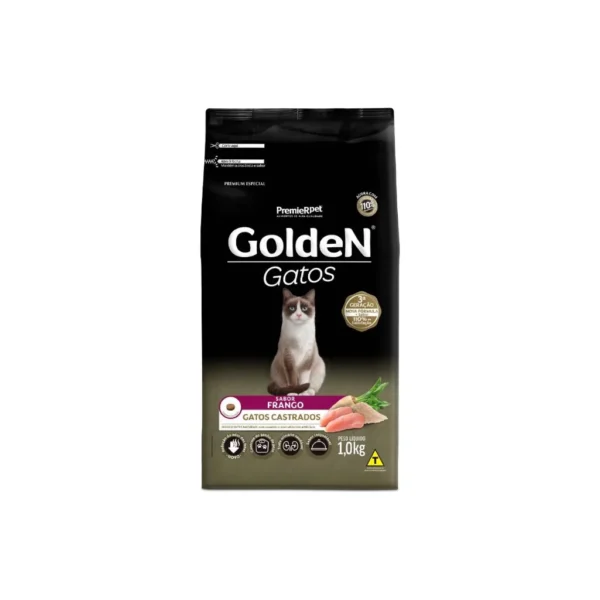 GOLDEN GATO CASTRADO FRANGO 1KG