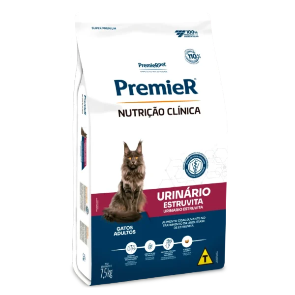 Ração Premier Nutrição Clínica Urinário Gatos Adultos 500 g