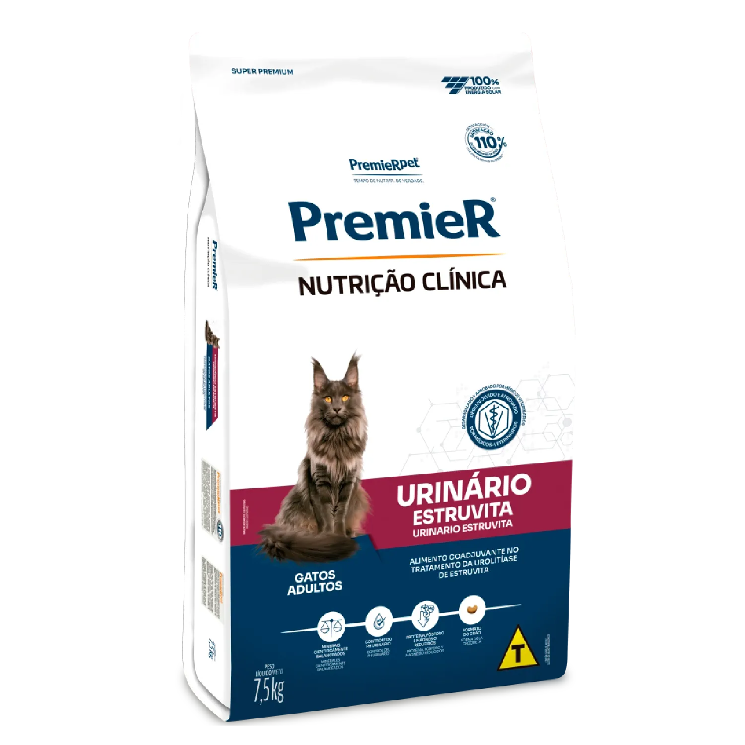 Ração Premier Nutrição Clínica Urinário Gatos Adultos 500 g